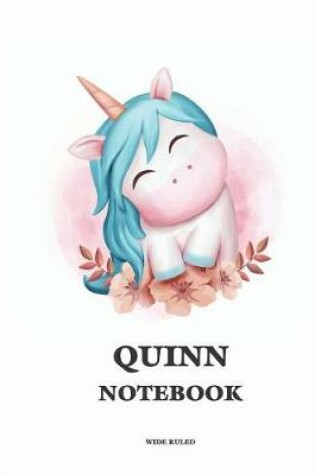 Cover of Quinn Wide Ruled Notebook