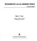 Book cover for Mathematics and the Modern World