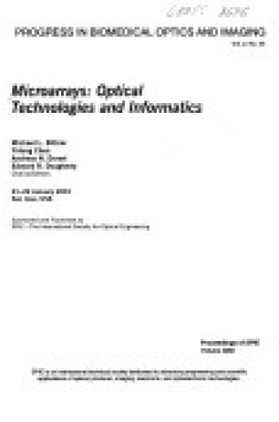 Cover of Microarrays Optical Tech & Infor