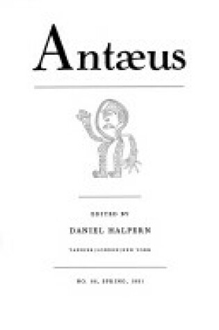 Cover of Antaeus No 66