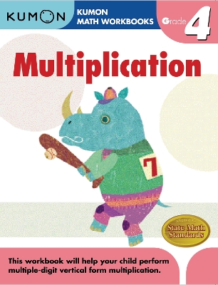 Book cover for Kumon Grade 4 Multiplication