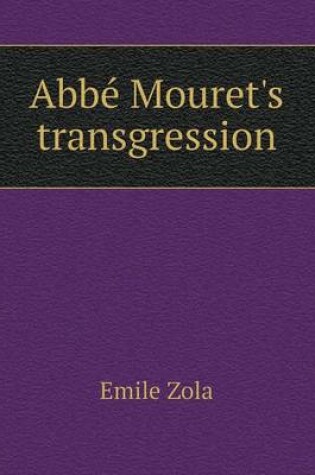 Cover of Abbé Mouret's transgression