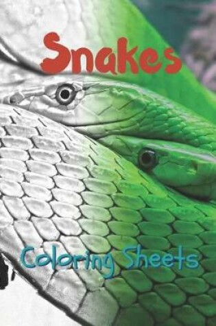 Cover of Snake Coloring Sheets