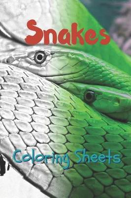 Book cover for Snake Coloring Sheets