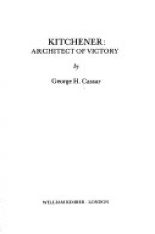 Cover of Kitchener