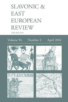 Book cover for Slavonic & East European Review (94