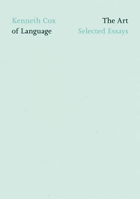 Book cover for The Art of Language: Selected Essays