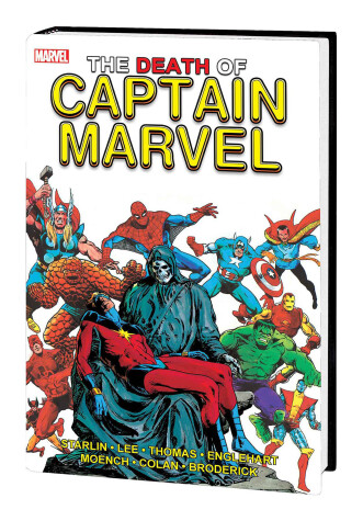 Book cover for The Death of Captain Marvel Gallery Edition