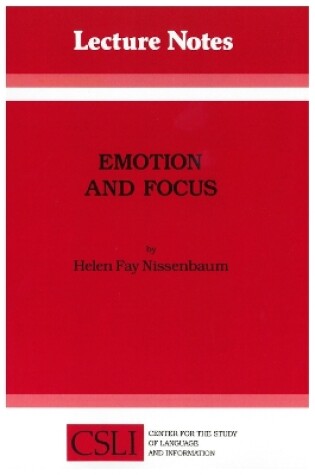 Cover of Emotion and Focus