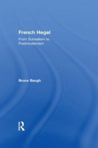 Cover of French Hegel