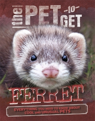 Book cover for The Pet to Get: Ferret