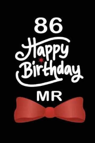 Cover of 86 Happy birthday mr