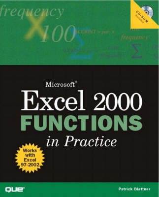 Book cover for Microsoft Excel 2000 Functions in Practice