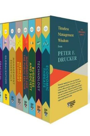 Cover of Peter F. Drucker Boxed Set (8 Books) (the Drucker Library)