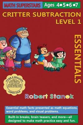 Cover of Math Superstars Subtraction Level 1, Library Hardcover Edition
