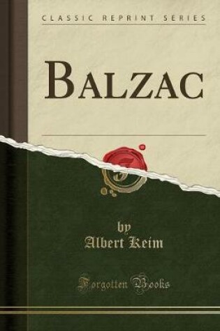 Cover of Balzac (Classic Reprint)