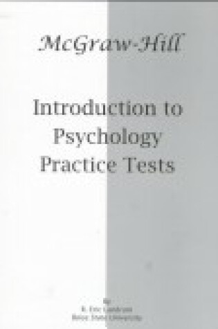 Cover of McGraw-Hill Introduction to Psychology Practice Tests