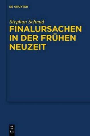 Cover of Finalursachen in Der Fruhen Neuzeit