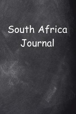 Book cover for South Africa Journal Chalkboard Design