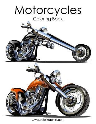 Cover of Motorcycle Coloring Book 1