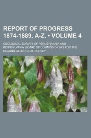 Cover of Report of Progress 1874-1889, A-Z. (Volume 4)