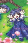 Book cover for Arte anime libro para colorear