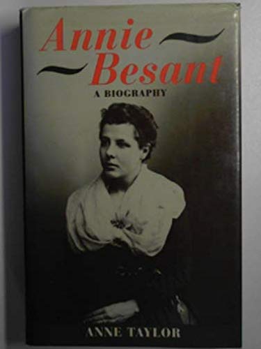 Book cover for Annie Besant