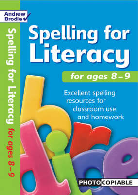 Cover of Spelling for Literacy for ages 8-9