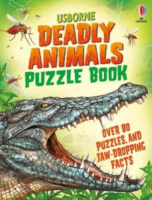 Book cover for Deadly Animals Puzzle Book