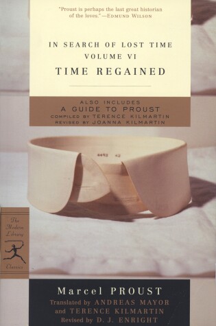 Cover of In Search of Lost Time, Volume VI: Time Regained