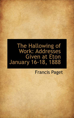 Book cover for The Hallowing of Work