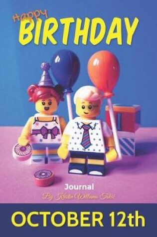 Cover of Happy Birthday Journal October 12th