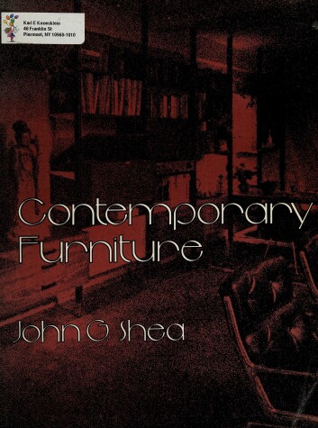 Book cover for Contemporary Furniture