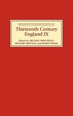 Book cover for Thirteenth Century England IX