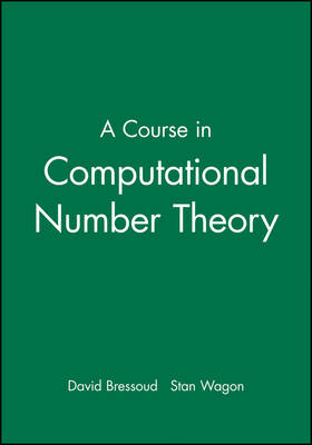 Book cover for A Course in Computational Number Theory