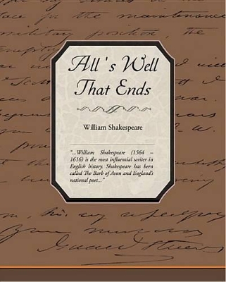 Book cover for All's Well That Ends Well (eBook)