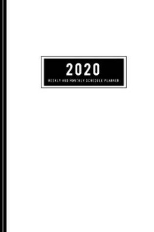 Cover of Weekly and Monthly Planner 2020