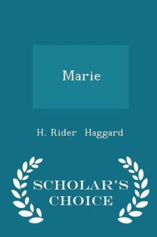 Cover of Marie - Scholar's Choice Edition