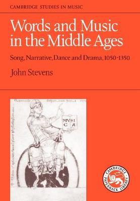 Book cover for Words and Music in the Middle Ages