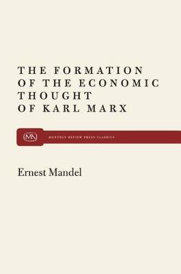 Book cover for Formation of Econ Thought of Karl Marx