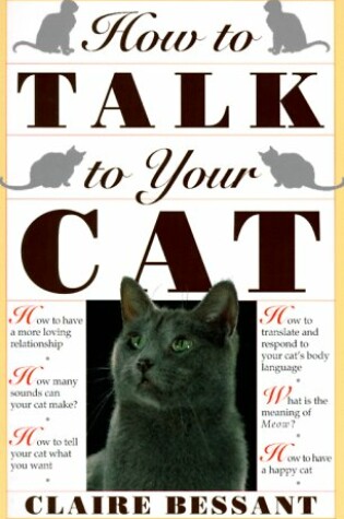 Cover of How to Talk to Your Cat