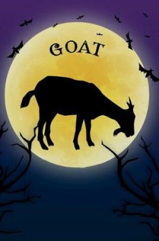 Cover of Goat Notebook Halloween Journal
