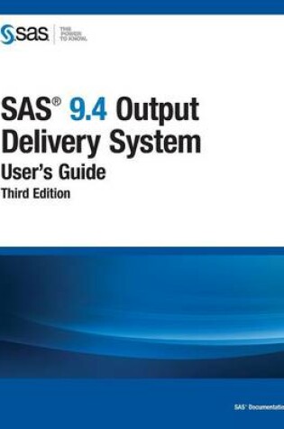 Cover of SAS 9.4 Output Delivery System