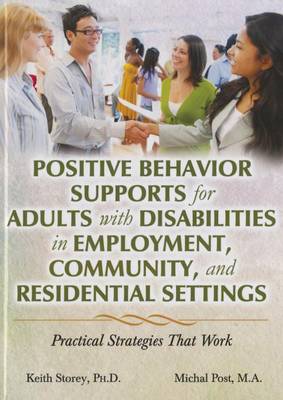 Book cover for Positive Behavior Supports for Adults with Disabilities in Employment, Community, and Residential Settings