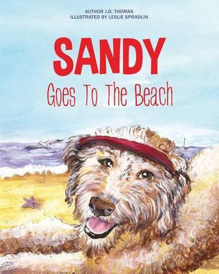 Book cover for Sandy Goes To The Beach