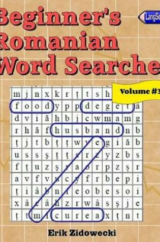 Cover of Beginner's Romanian Word Searches - Volume 3
