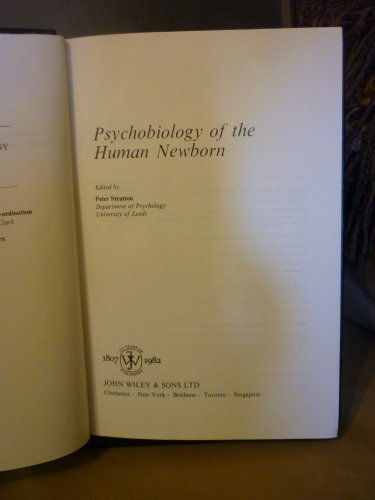 Book cover for Psychobiology of the Human Newborn