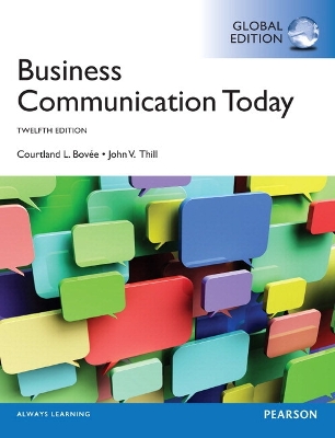 Book cover for Business Communication Today: Global Edition PowerPoints