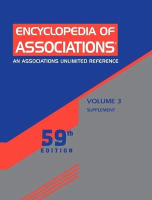 Cover of Encyclopedia of Associations: National Organizations of the U.S.