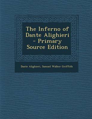 Book cover for The Inferno of Dante Alighieri - Primary Source Edition